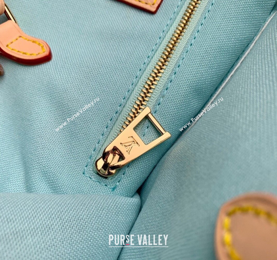 Louis Vuitton OnTheGo MM Tote bag in Damier Giant Canvas N40518 Pistachio Green 2024 (KI-240412094)