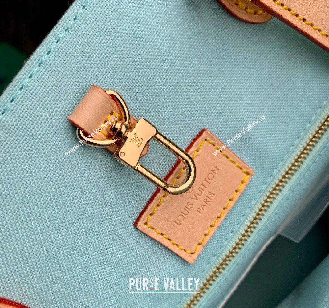 Louis Vuitton OnTheGo MM Tote bag in Damier Giant Canvas N40518 Pistachio Green 2024 (KI-240412094)