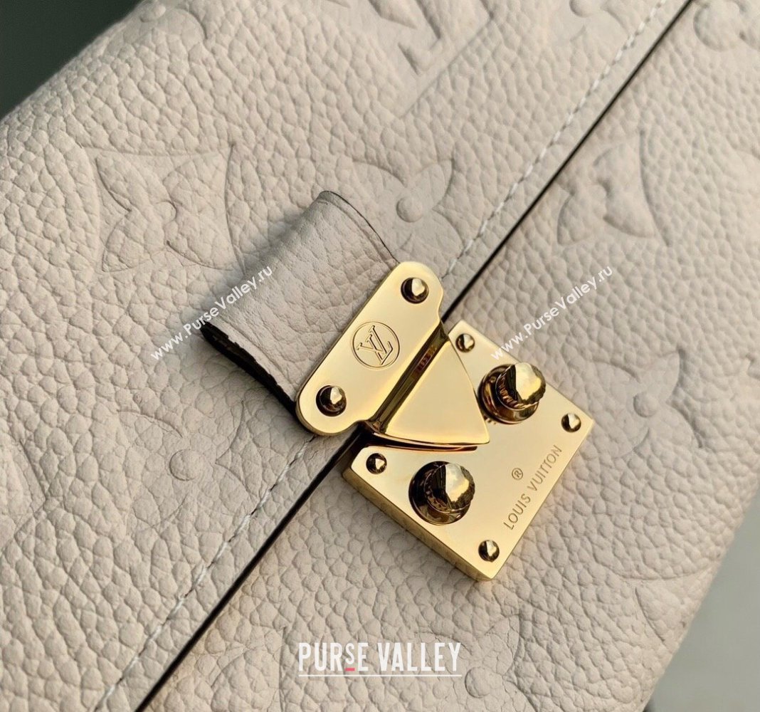 Louis Vuitton Sarah Wallet in Monogram Empreinte Leather M83276 Cream White 2024 (KI-240413028)