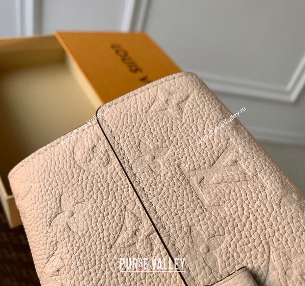Louis Vuitton Sarah Wallet in Monogram Empreinte Leather M83276 Cream White 2024 (KI-240413028)