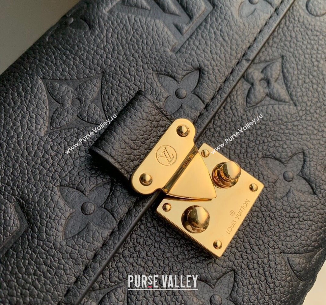 Louis Vuitton Sarah Wallet in Monogram Empreinte Leather M82638 Black 2024 (KI-240413029)