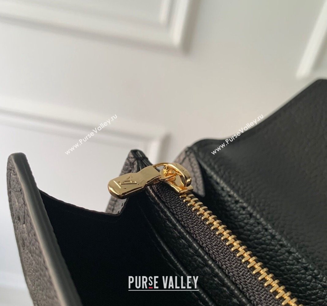 Louis Vuitton Sarah Wallet in Monogram Empreinte Leather M82638 Black 2024 (KI-240413029)