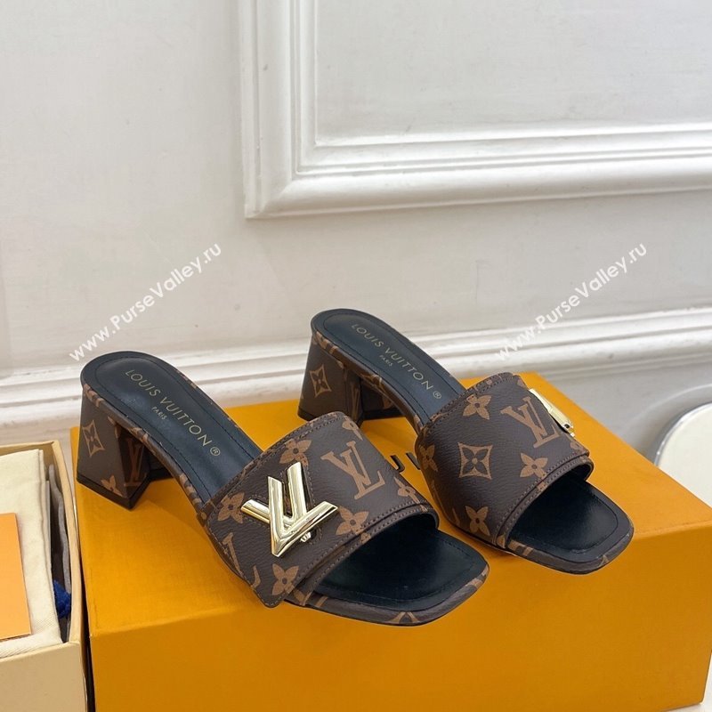 Louis Vuitton Shake Slide Sandals 5.5cm in Classic Monogram Canvas 2024 0426 (MD-240426054)