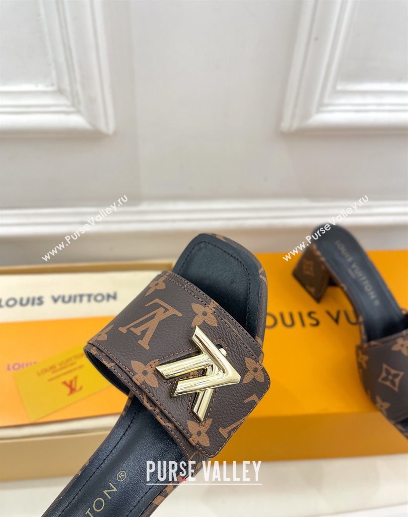 Louis Vuitton Shake Slide Sandals 5.5cm in Classic Monogram Canvas 2024 0426 (MD-240426054)