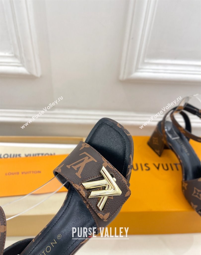 Louis Vuitton Shake Strap Sandals 5.5cm in Classic Monogram Canvas 2024 0426 (MD-240426072)