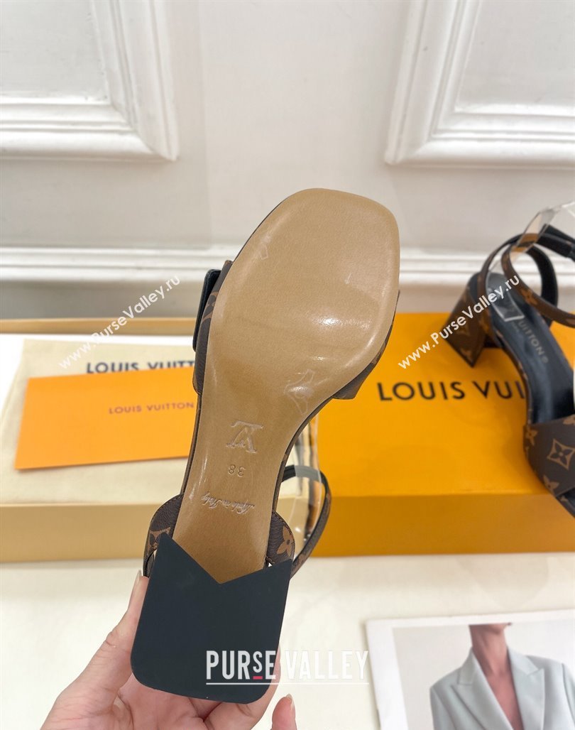 Louis Vuitton Shake Strap Sandals 5.5cm in Classic Monogram Canvas 2024 0426 (MD-240426072)