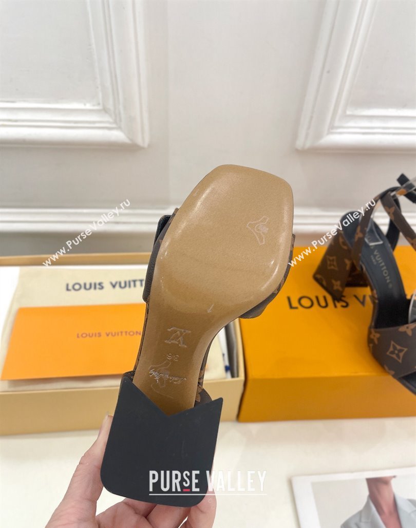 Louis Vuitton Shake Strap Sandals 9cm in Classic Monogram Canvas 2024 0426 (MD-240426081)