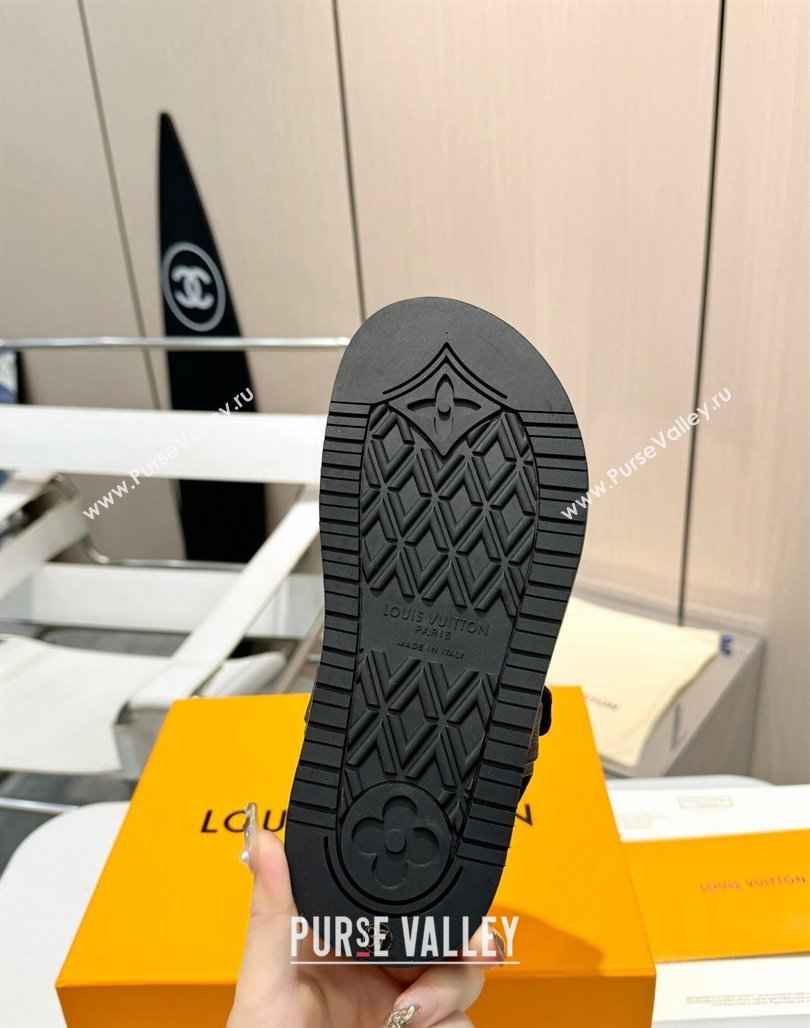 Louis Vuitton LV Sunset Flat Comfort Sandals in Monogram Canvas Brown 2024 0426 (MD-240426033)