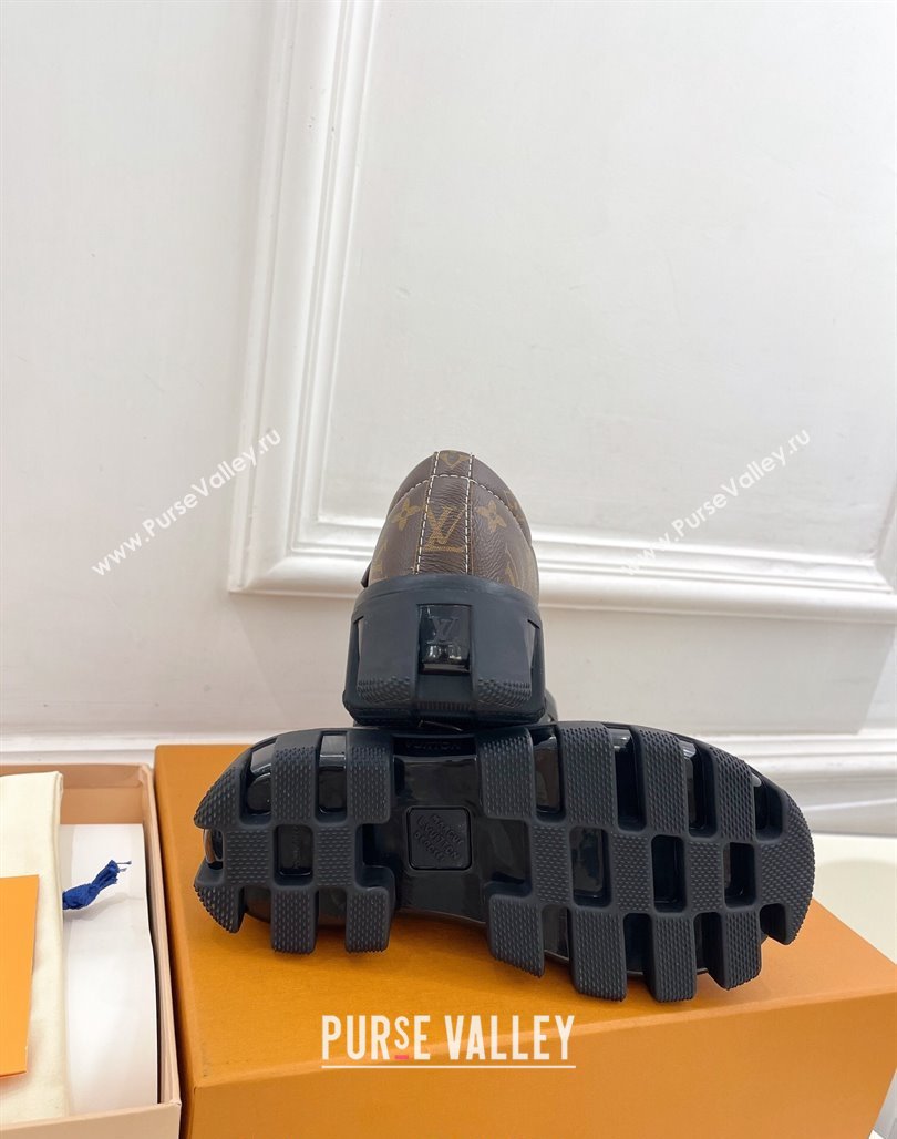Louis Vuitton LV Checker Platform Mary Janes in Monogram Canvas 2024 (MD-240426144)