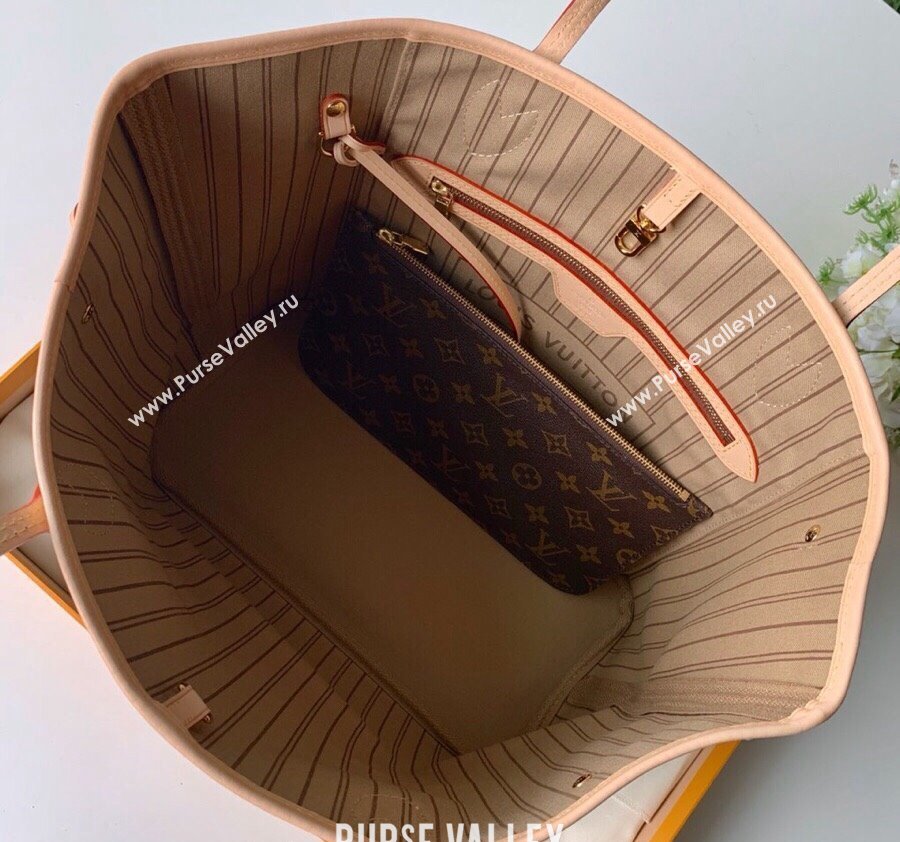 Louis Vuitton Classic Neverfull MM Tote Bag M40995 Monogram Canvas/Beige 2024 (KI-240520104)