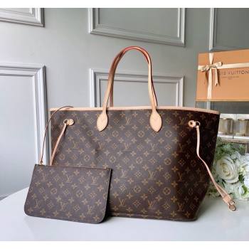 Louis Vuitton Classic Neverfull GM Tote Bag M40990 Monogram Canvas/Beige 2024 (KI-240520112)