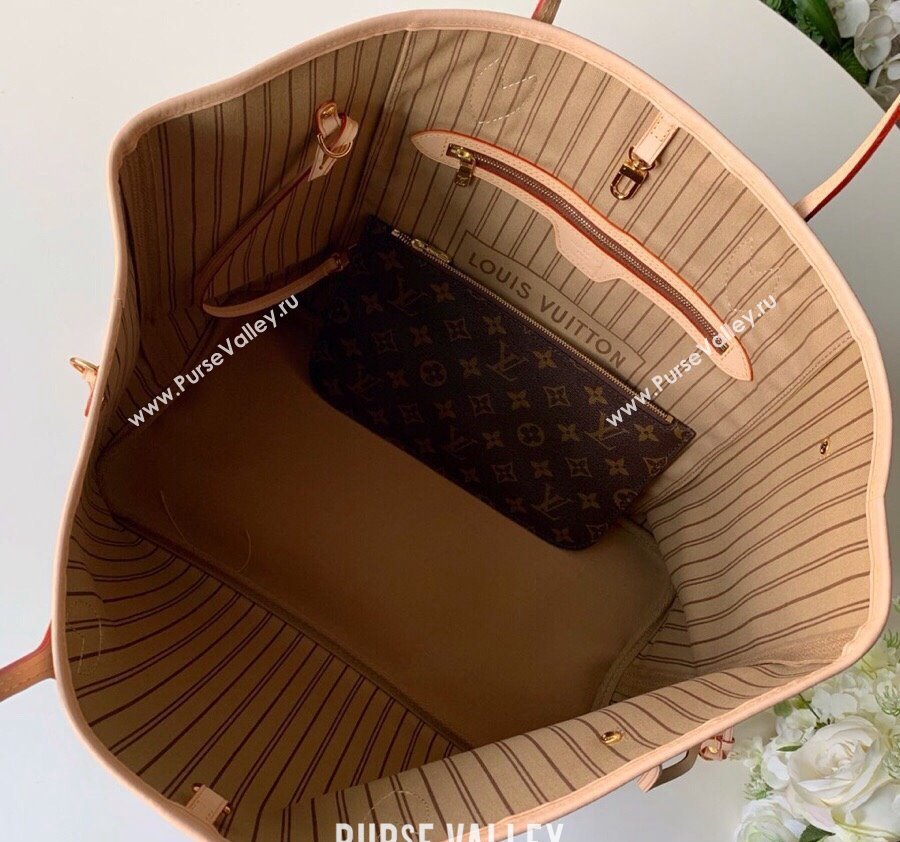 Louis Vuitton Classic Neverfull GM Tote Bag M40990 Monogram Canvas/Beige 2024 (KI-240520112)