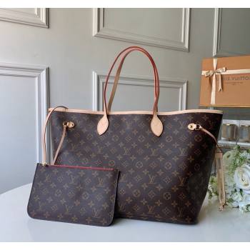 Louis Vuitton Classic Neverfull GM Tote Bag M41180 Monogram Canvas/Red 2024 (KI-240520113)