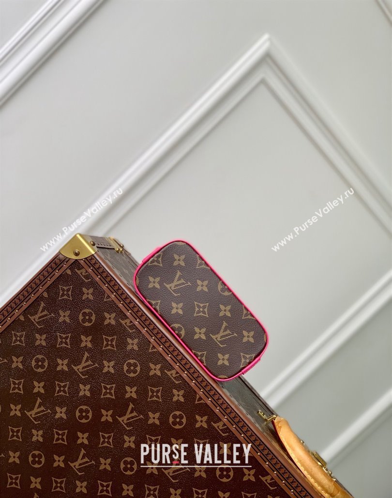 Louis Vuitton Nano Alma Bag in Monogram Macassar Canvas M82717 Pink 2024 (KI-240521002)