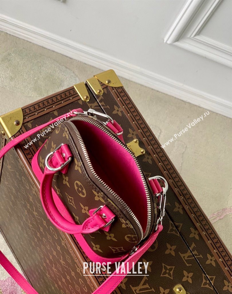 Louis Vuitton Nano Alma Bag in Monogram Macassar Canvas M82717 Pink 2024 (KI-240521002)