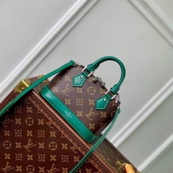 Louis Vuitton Nano Alma Bag in Monogram Macassar Canvas M82717 Green 2024 (KI-240521004)