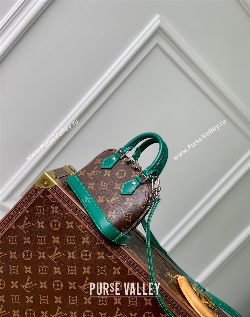 Louis Vuitton Nano Alma Bag in Monogram Macassar Canvas M82717 Green 2024 (KI-240521004)