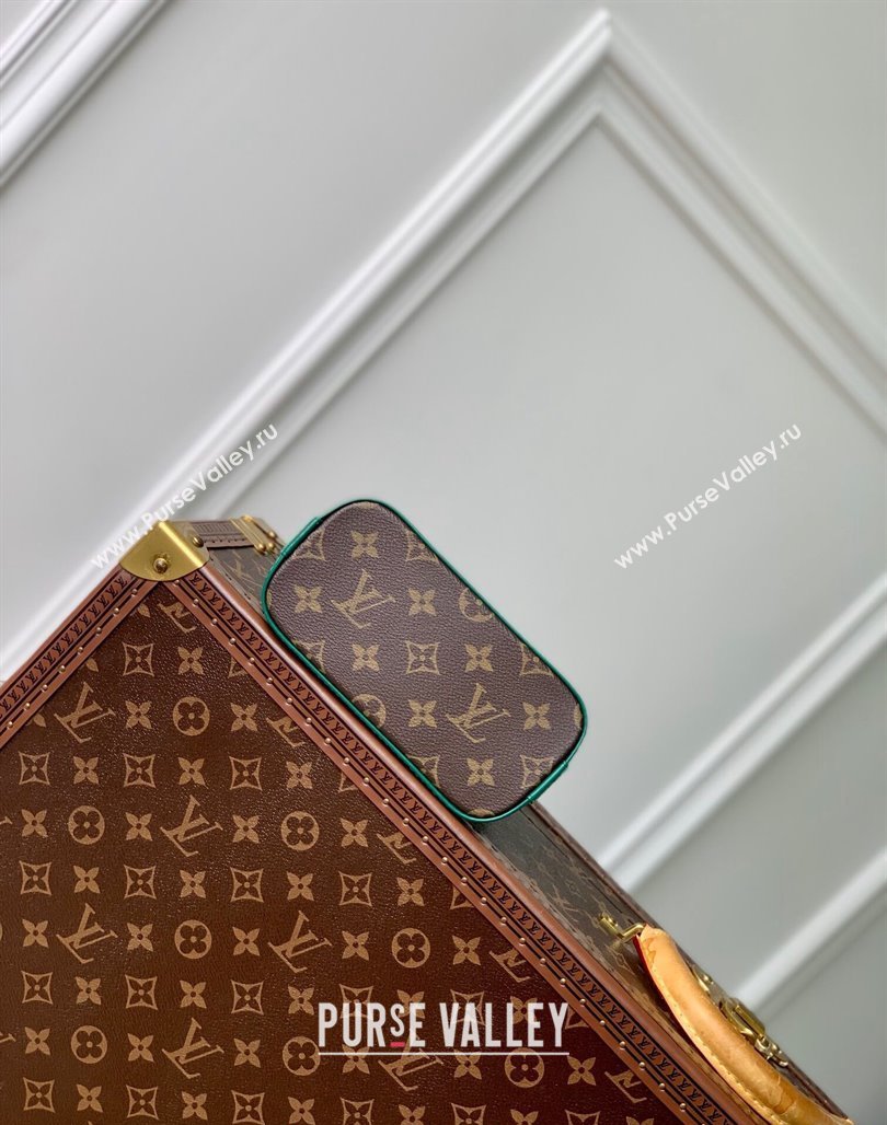 Louis Vuitton Nano Alma Bag in Monogram Macassar Canvas M82717 Green 2024 (KI-240521004)