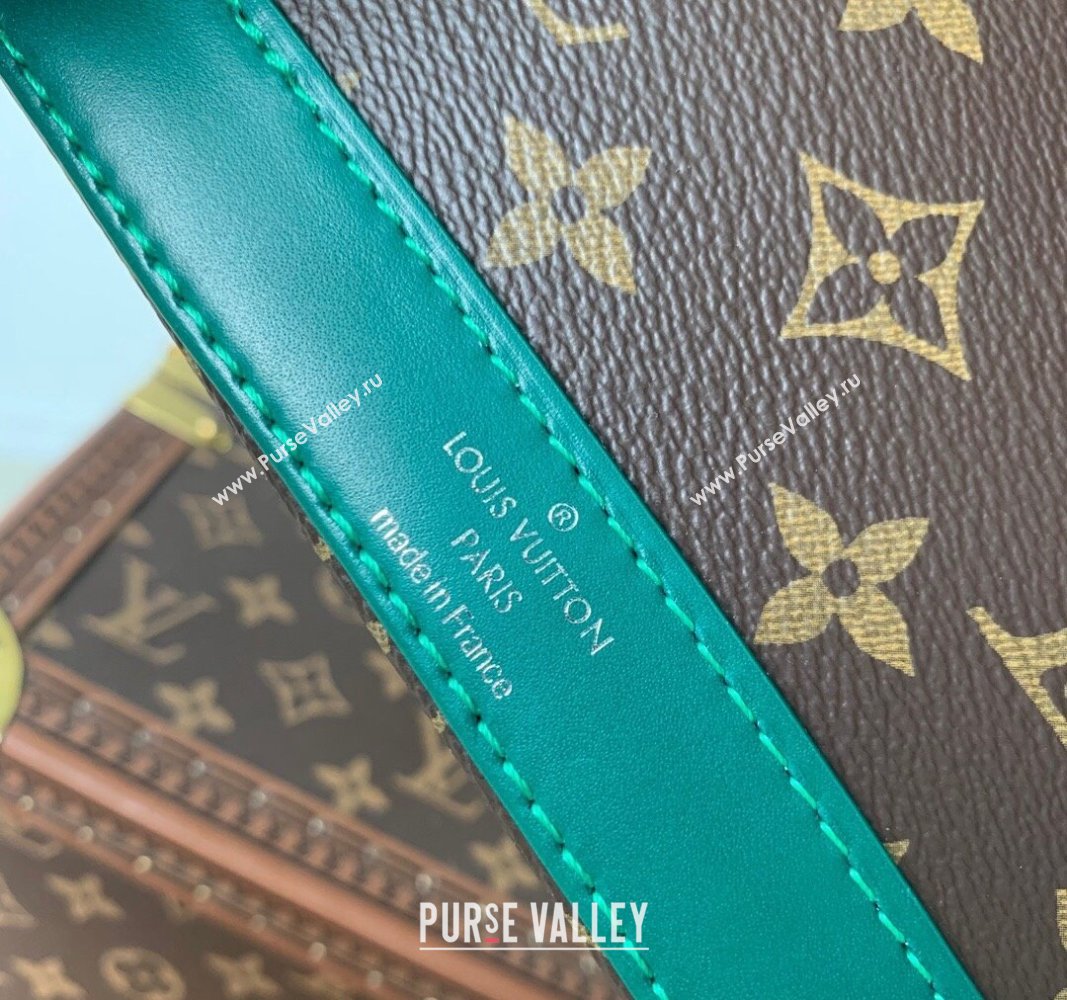 Louis Vuitton Nano Alma Bag in Monogram Macassar Canvas M82717 Green 2024 (KI-240521004)