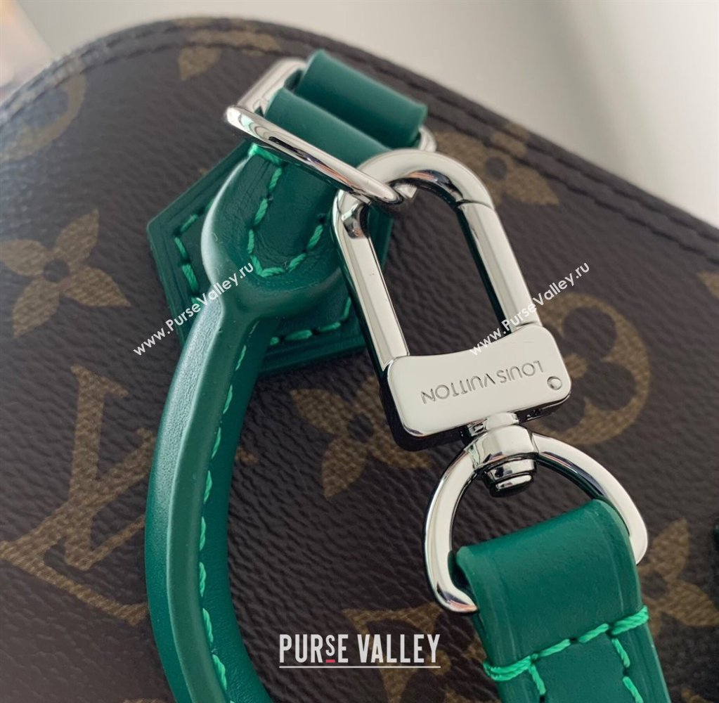 Louis Vuitton Nano Alma Bag in Monogram Macassar Canvas M82717 Green 2024 (KI-240521004)