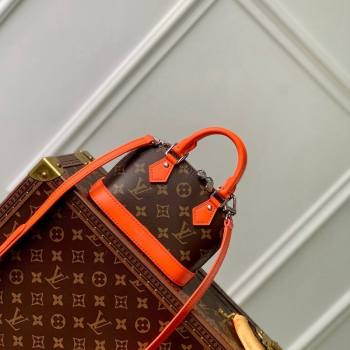 Louis Vuitton Nano Alma Bag in Monogram Macassar Canvas M82717 Orange 2024 (KI-240521005)