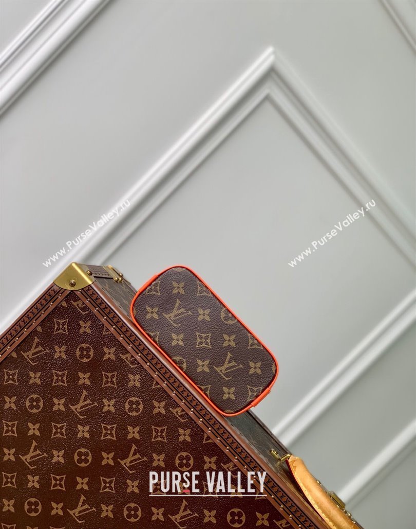 Louis Vuitton Nano Alma Bag in Monogram Macassar Canvas M82717 Orange 2024 (KI-240521005)