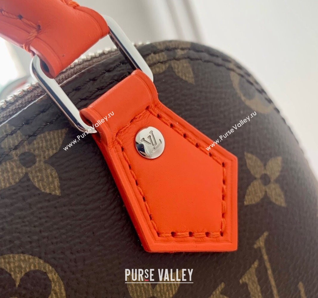 Louis Vuitton Nano Alma Bag in Monogram Macassar Canvas M82717 Orange 2024 (KI-240521005)