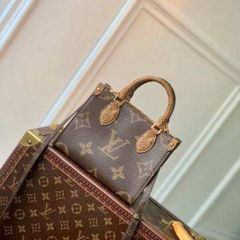 Louis Vuitton OnTheGo BB Tote Bag M46839 Monogram Reverse Canvas 2024 (KI-240521007)