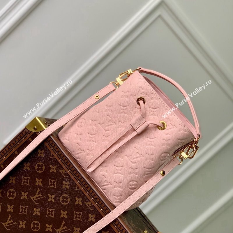 Louis Vuitton NeoNoe BB Bucket Bag in Opale Pink Monogram Leather M45709 2024 (KI-240521015)