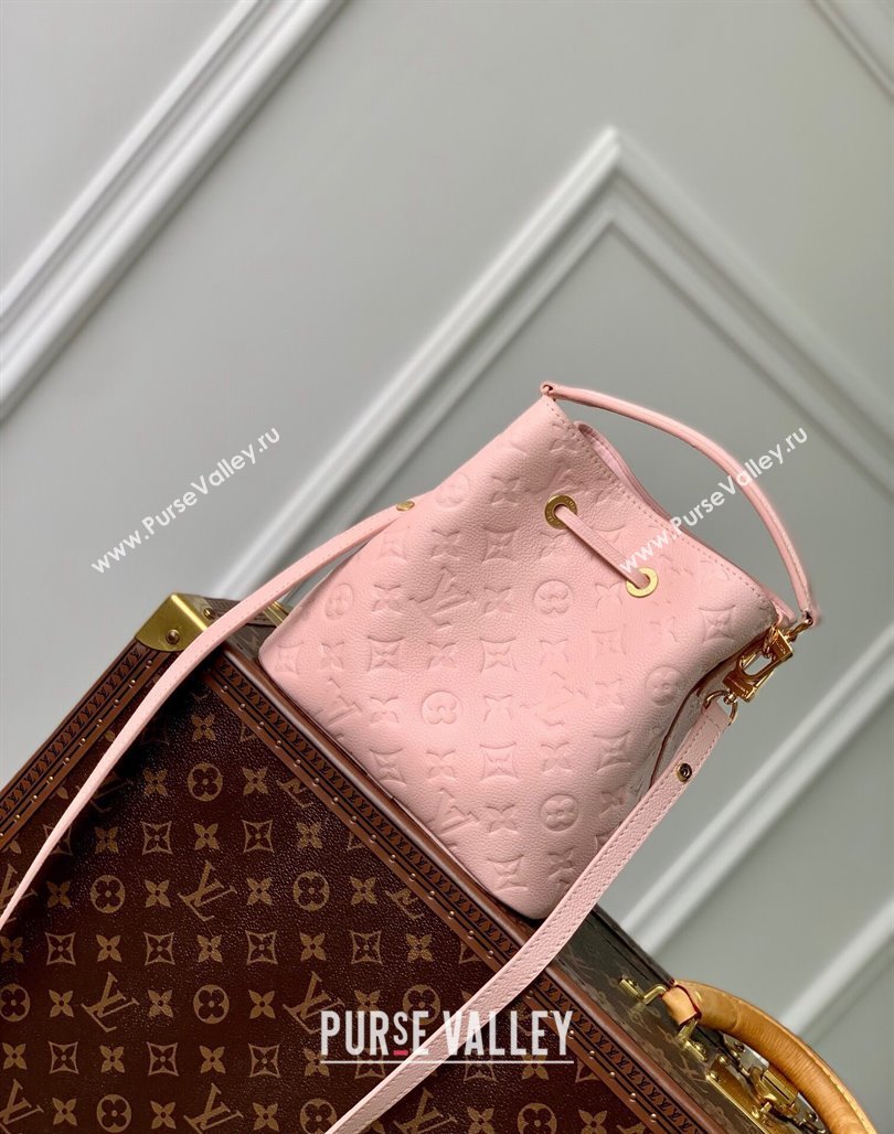 Louis Vuitton NeoNoe BB Bucket Bag in Opale Pink Monogram Leather M45709 2024 (KI-240521015)