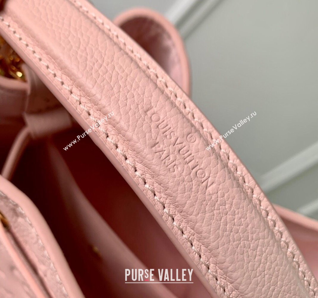 Louis Vuitton NeoNoe BB Bucket Bag in Opale Pink Monogram Leather M45709 2024 (KI-240521015)