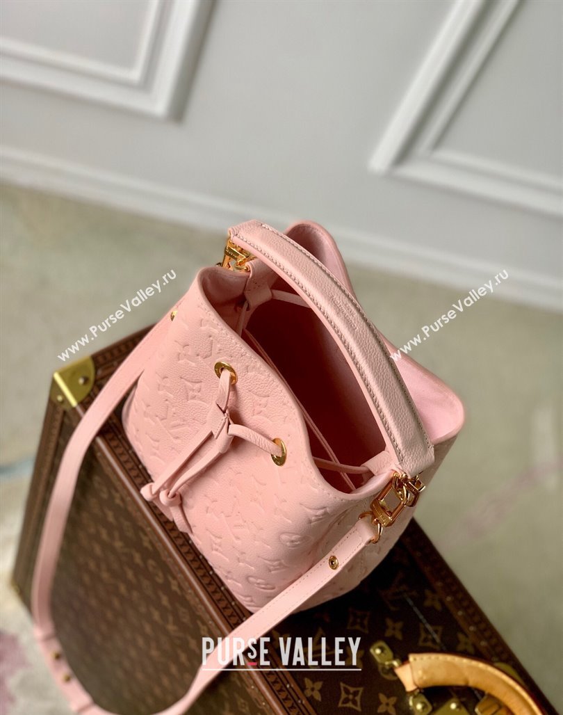 Louis Vuitton NeoNoe BB Bucket Bag in Opale Pink Monogram Leather M45709 2024 (KI-240521015)