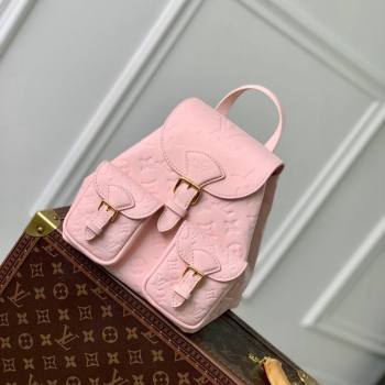 Louis Vuitton Backup Backpack bag in Monogram Empreinte Leather M47074 Opal Pink 2024 (KI-240521017)