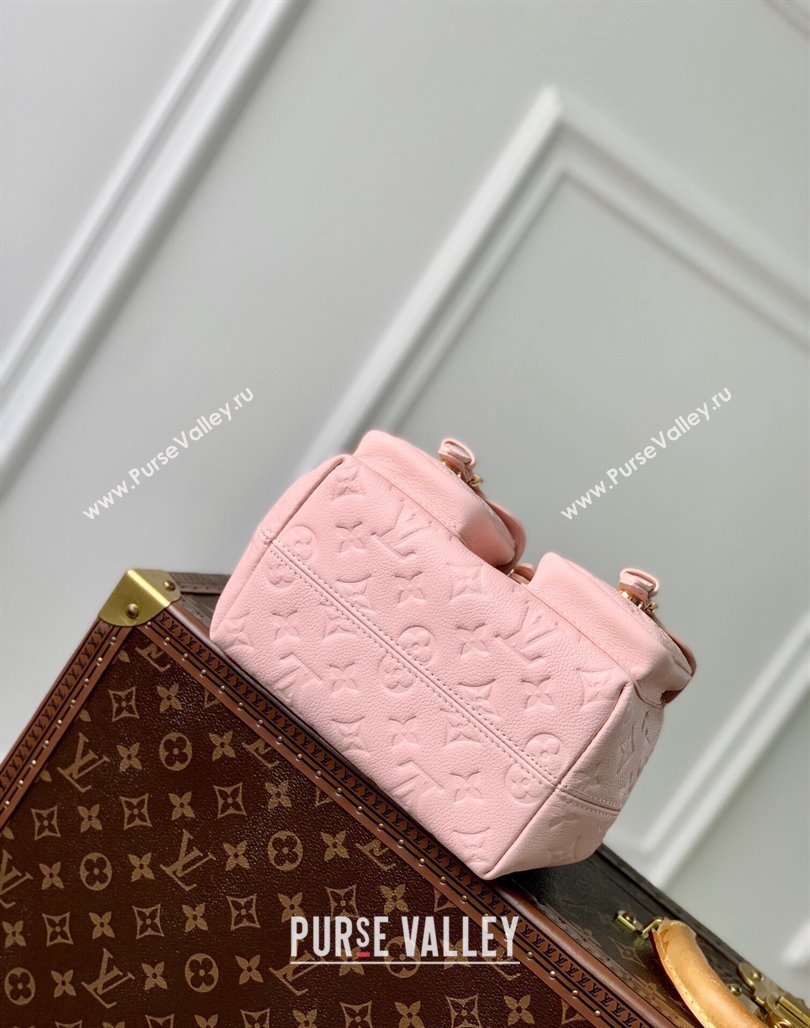 Louis Vuitton Backup Backpack bag in Monogram Empreinte Leather M47074 Opal Pink 2024 (KI-240521017)