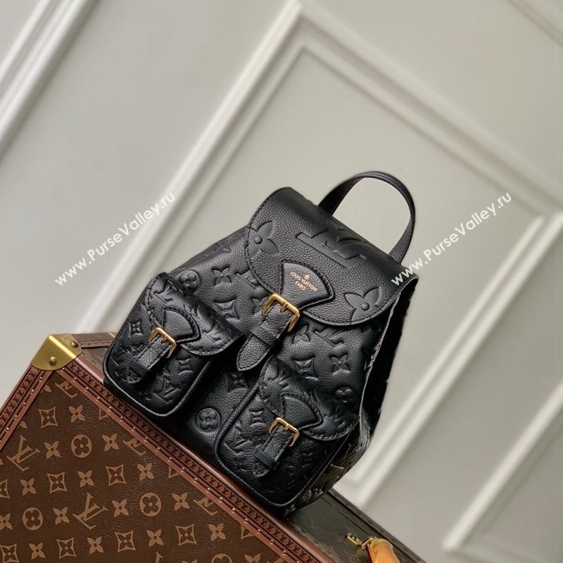 Louis Vuitton Backup Backpack bag in Monogram Empreinte Leather M47072 Black 2024 (KI-240521018)