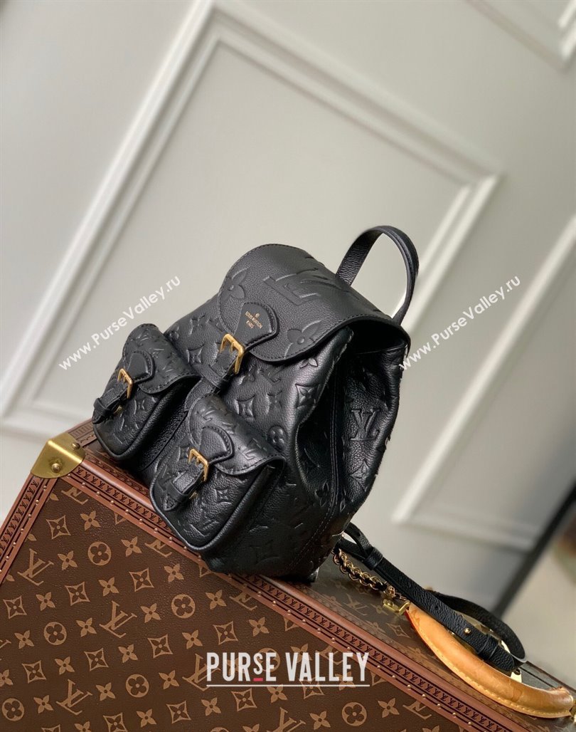 Louis Vuitton Backup Backpack bag in Monogram Empreinte Leather M47072 Black 2024 (KI-240521018)