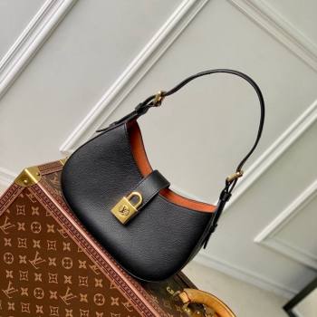 Louis Vuitton Low Key Shoulder Bag in Grained Calfskin M24611 Black 2024 (KI-240521028)