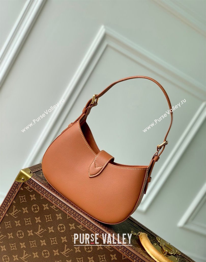 Louis Vuitton Low Key Shoulder Bag in Grained Calfskin M24885 Brown 2024 (KI-240521029)