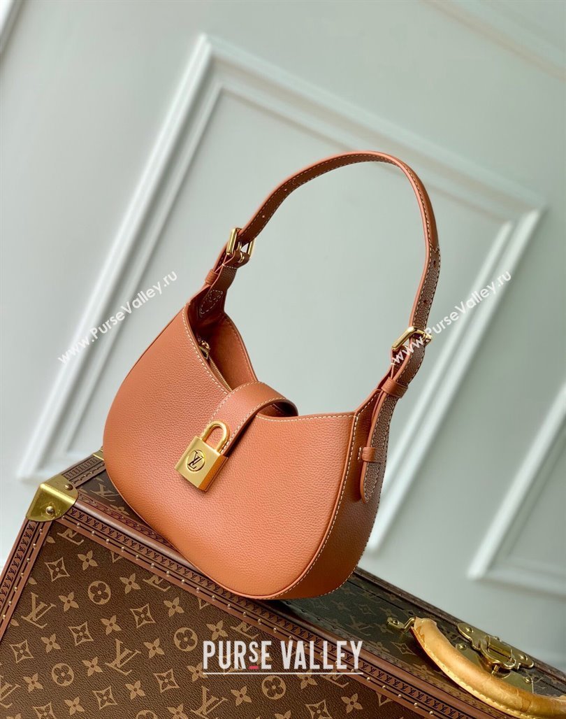 Louis Vuitton Low Key Shoulder Bag in Grained Calfskin M24885 Brown 2024 (KI-240521029)