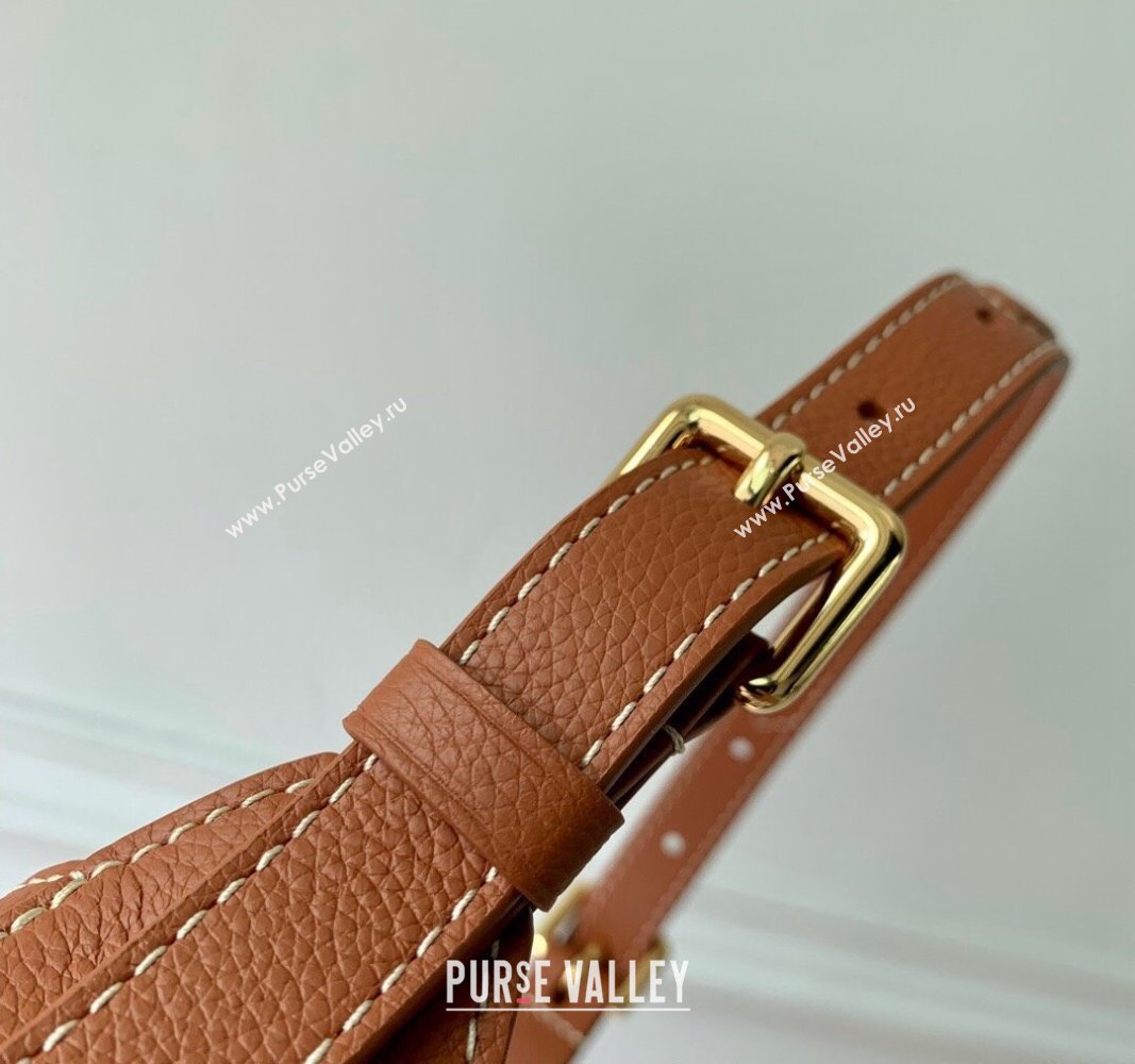 Louis Vuitton Low Key Shoulder Bag in Grained Calfskin M24885 Brown 2024 (KI-240521029)