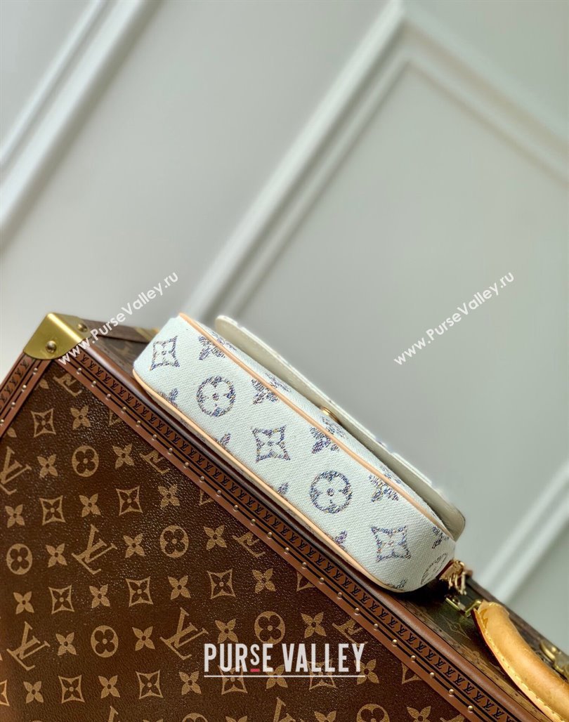 Louis Vuitton Wallet on Chain Ivy Mini bag in Multicolor Beige Monogram Jacquard Fabric M83499 2024 (KI-240521037)