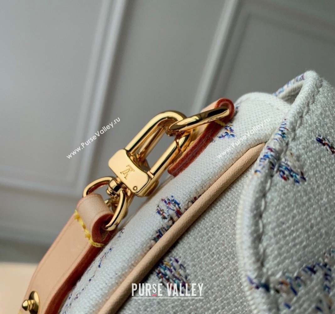 Louis Vuitton Wallet on Chain Ivy Mini bag in Multicolor Beige Monogram Jacquard Fabric M83499 2024 (KI-240521037)