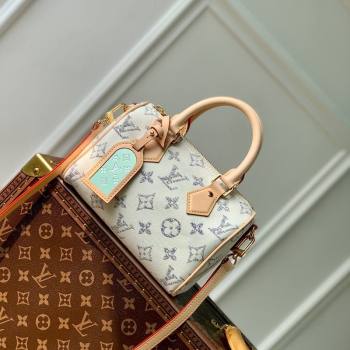 Louis Vuitton Speedy Bandouliere 20 bag in Multicolor Beige Monogram Jacquard Fabric M24709 2024 (KI-240521036)