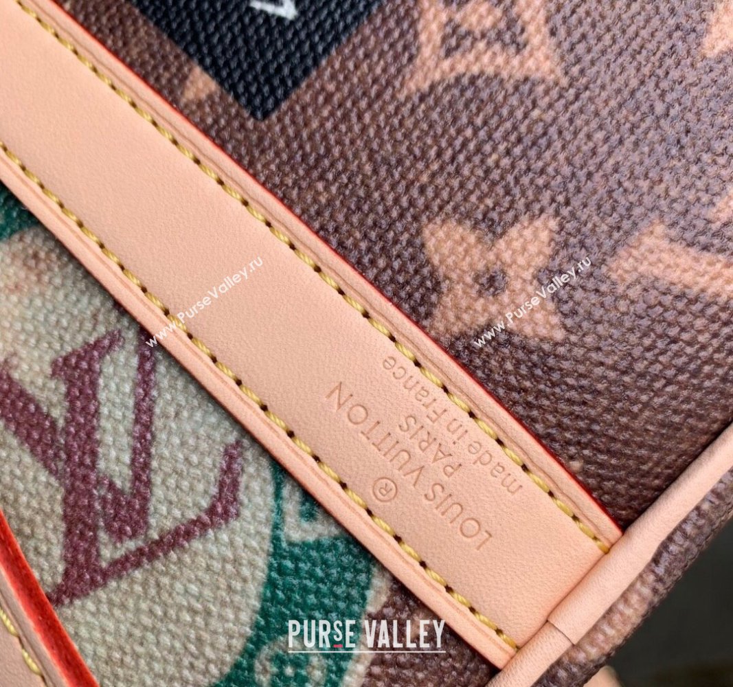 Louis Vuitton Speedy Bandouliere 30 bag in Monogram Canvas with Vintage Hotel Labels M47087 2024 (KI-240521021)