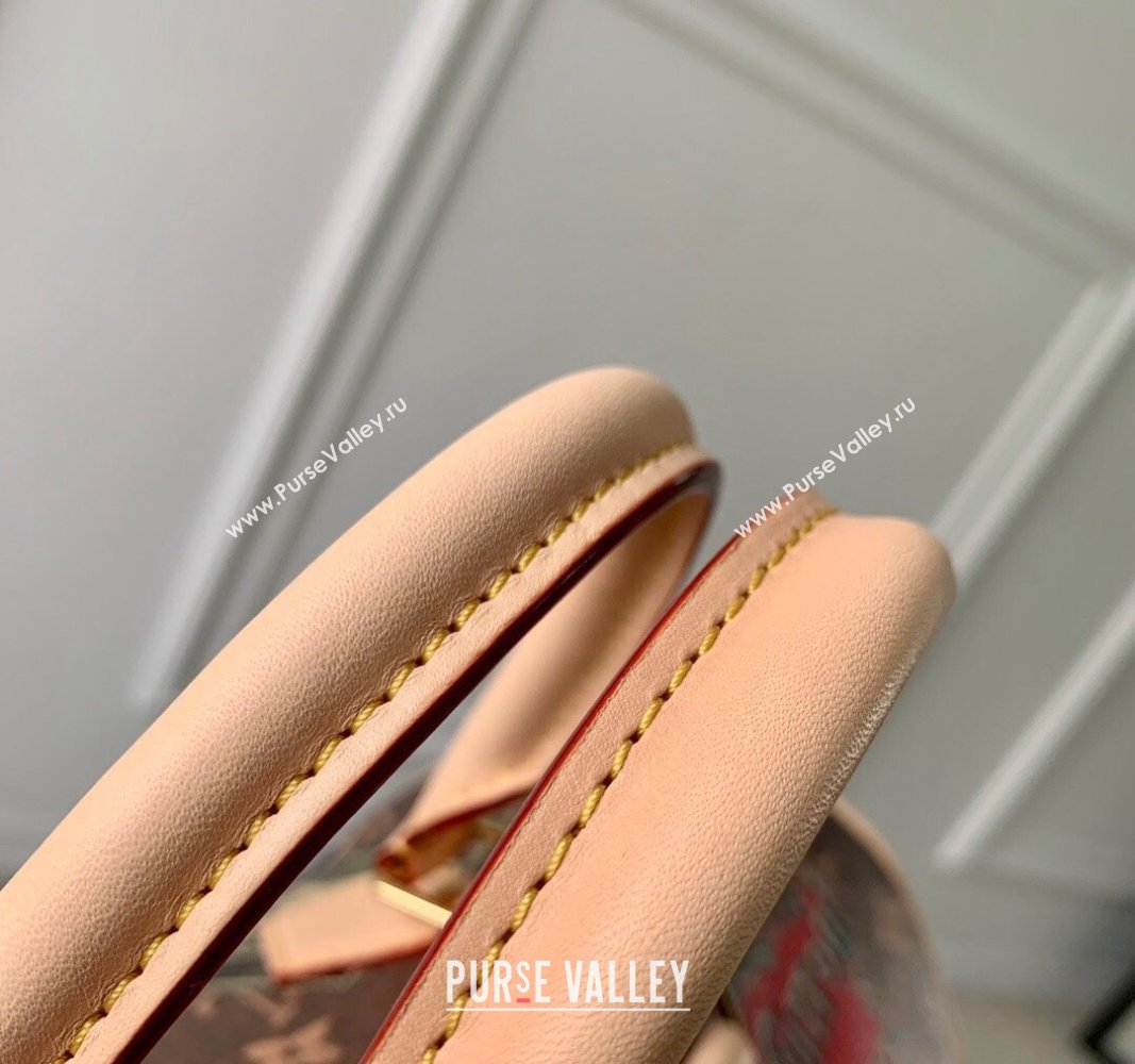 Louis Vuitton Speedy Bandouliere 30 bag in Monogram Canvas with Vintage Hotel Labels M47087 2024 (KI-240521021)