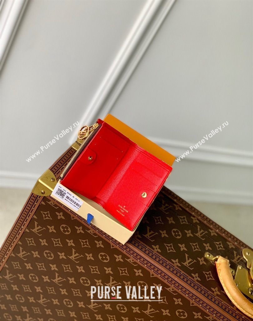 Louis Vuitton Lisa Wallet in Monogram Canvas with Vintage Hotel Labels M82383 2024 (KI-240521026)