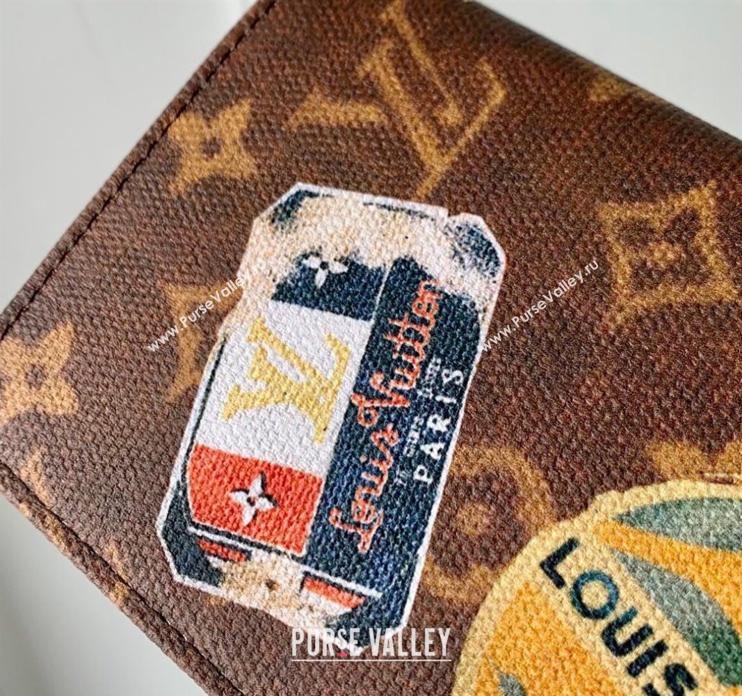 Louis Vuitton Passport Cover in Monogram Canvas with Vintage Hotel Labels M83519 2024 (KI-240521027)