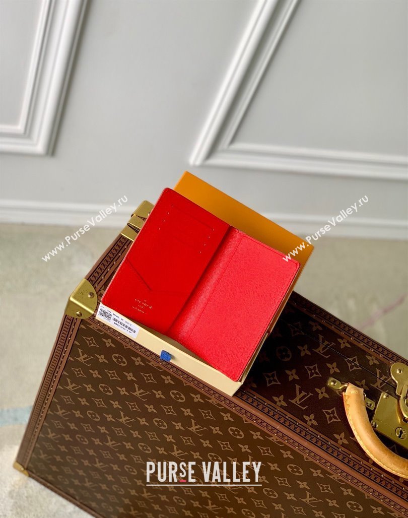 Louis Vuitton Passport Cover in Monogram Canvas with Vintage Hotel Labels M83519 2024 (KI-240521027)