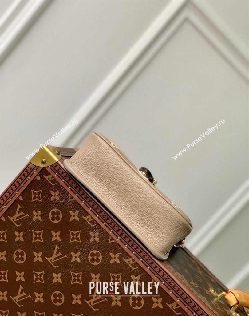 Louis Vuitton Nano Diane Mini bag in Monogram Empreinte Leather M83300 Tourterelle Beige/Cream White 2024 (KI-240520063)