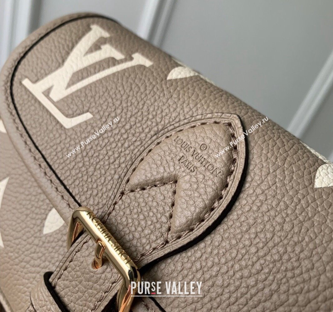 Louis Vuitton Nano Diane Mini bag in Monogram Empreinte Leather M83300 Tourterelle Beige/Cream White 2024 (KI-240520063)